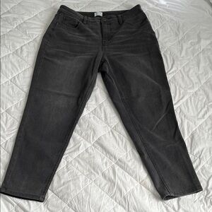 ❄️Time and Tru Dark Gray Wash Straight Leg Jeans